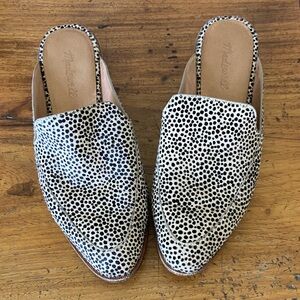 Madewell Leopard Print, Calf Hair Mules